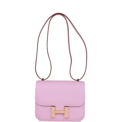 dd15e9c45d6f1d56d0ba1f9fa3738908 Hermès Constance 18 Mauve Sylvestre Epsom Rose Gold Hardware