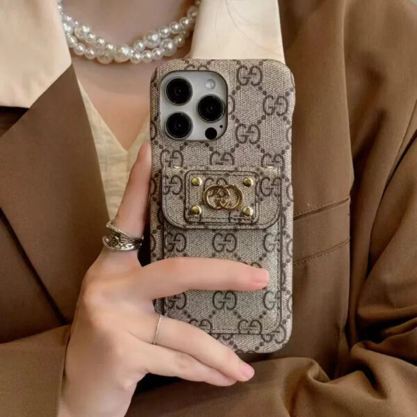 dd9b7fe4f29082d209dbc69b235c4759-1 Monogram Canvas Back Card Holder Classic Ophidia Leather iPhone Case Roxy New 2
