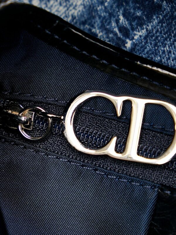 Christian Dior Cannage logo lettering tote
