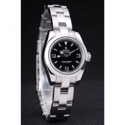 Rolex Explorer 69173 Black Dail Women Watch