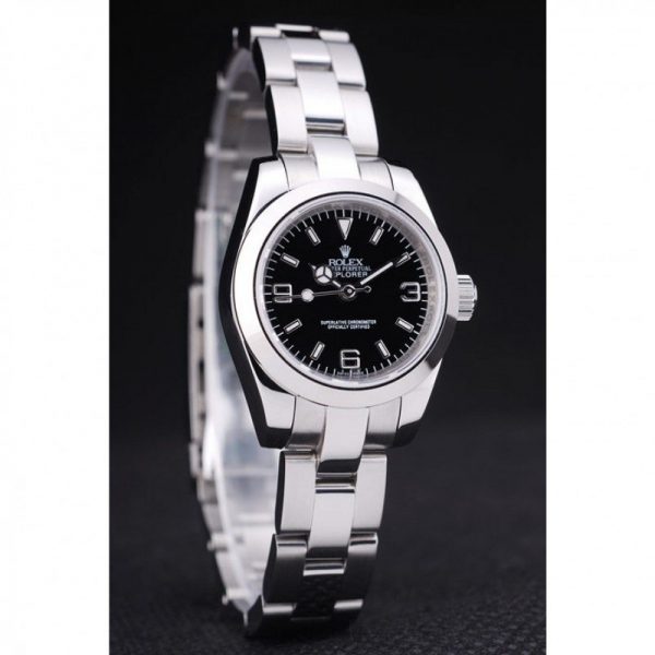 Rolex Explorer 69173 Black Dail Women Watch