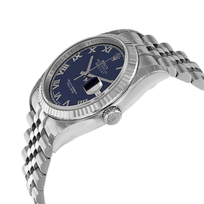 Rolex Datejust 116234BLRJ 36MM Blue Dial Silver-tone Case