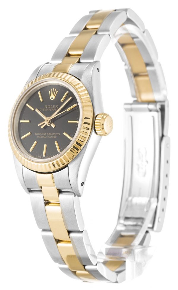 df6b5fe6e39197c433b5214fcc0ed669 Rolex Lady Oyster Perpetual 67193 24 MM Ladies Watch