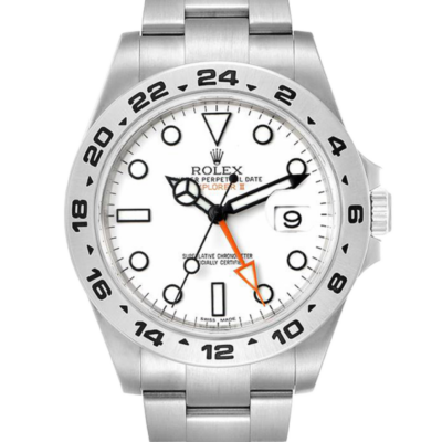 Rolex Explorer m216570-0001 42MM 白色 表盘 银色调 表壳 腕表