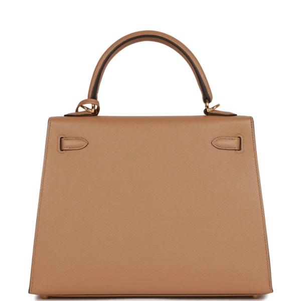 Hermès Kelly Sellier 25 Chai Epsom Gold Hardware