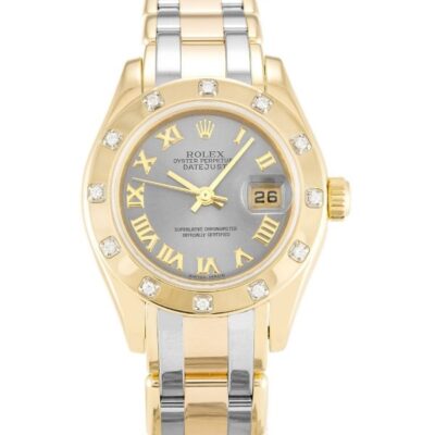 e2cba5d1d1ef2893349e4abbac28ec54 ساعة نسائية رولكس Pearlmaster 80318 Elegant فاخرة