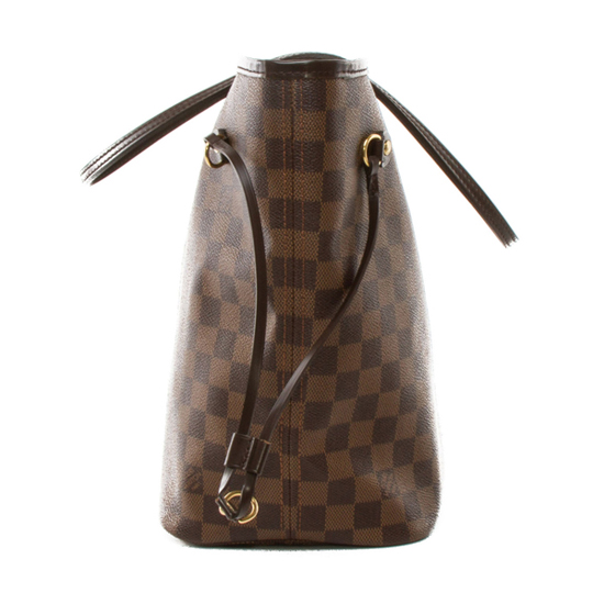 路易威登 N51105 Neverfull MM 棋盘格 Ebene 帆布 肩背包