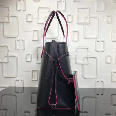 路易威登 Neverfull MM Noir Epi 皮革 M54185 包