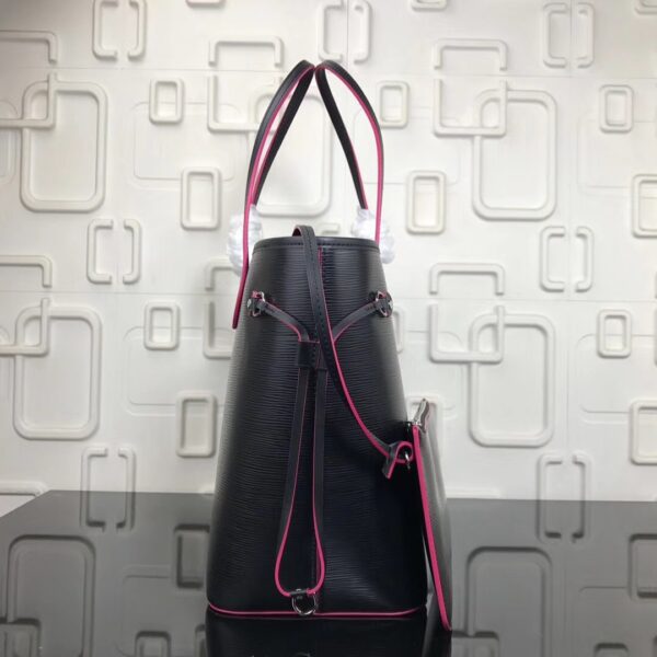 路易威登 Neverfull MM Noir Epi 皮革 M54185 包