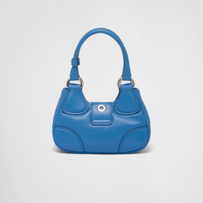 Prada Moon padded nappa-leather bag - Light Blue