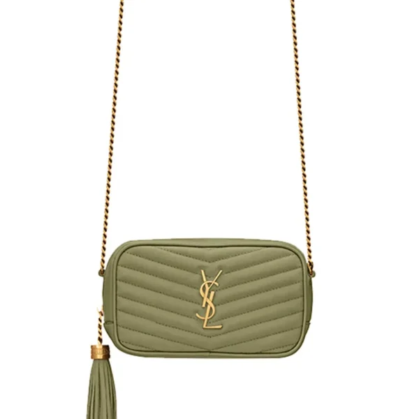 e4481b64f8211bf48030bdf9babbcb0e YSL Lou Mini Bag in Quilted Grain de Poudre Embossed Leather