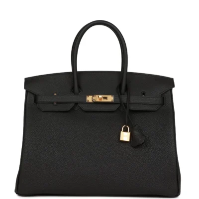 Hermès Birkin 35 Black Togo Gold Hardware