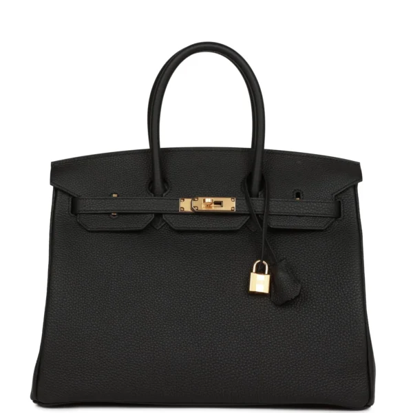 Hermès Birkin 35 Black Togo Gold Hardware