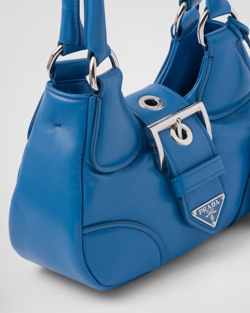 Prada Moon padded nappa-leather bag - Light Blue