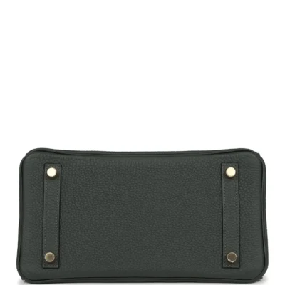 Hermès Birkin 25 Vert Fonce Togo Gold Hardware