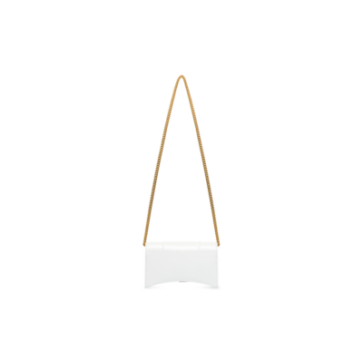 e72ac5ea2b10e35c01eb65b30a6c766d WOMEN'S HOURGLASS WALLET ON CHAIN BOX IN WHITE