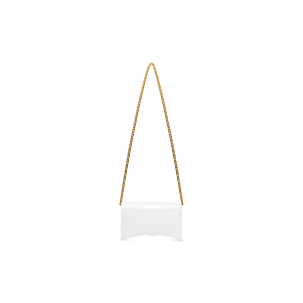 e72ac5ea2b10e35c01eb65b30a6c766d WOMEN'S HOURGLASS WALLET ON CHAIN BOX IN WHITE