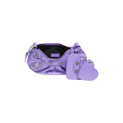 WOMEN'S LE CAGOLE XS SHOULDER BAG IN PURPLE