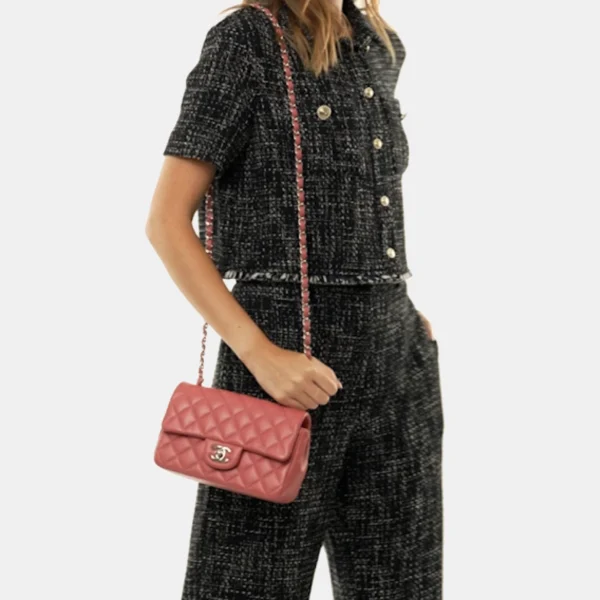 e818e5df6bd6111f14ee443fb76ca3c2 Chanel Classic Single Flap Bag Quilted Lambskin Mini