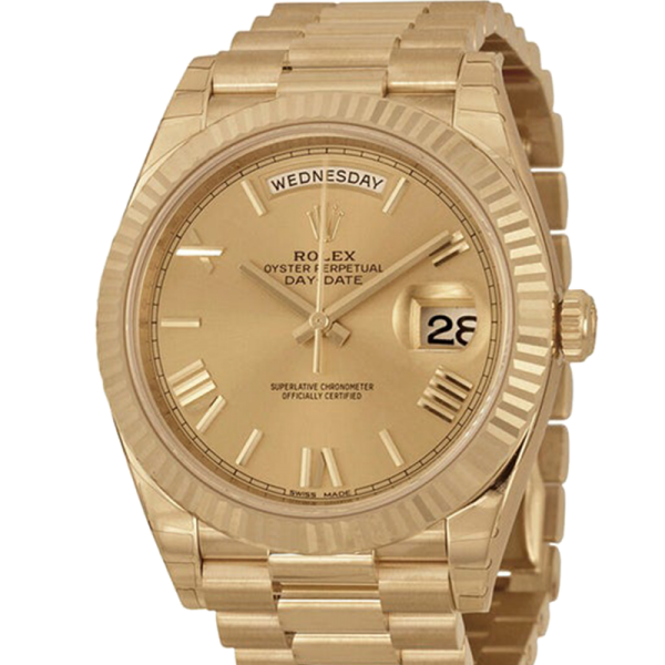 Rolex Day-Date m228238-0002 40MM Champagne Dial Gold-tone Case