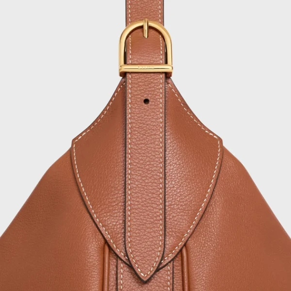 LARGE ROMY IN SUPPLE CALFSKIN TAN