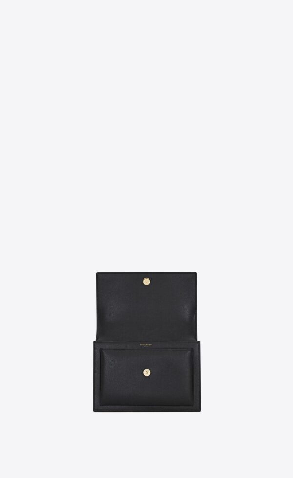 YSL Sunset Medium Chain Bag In Coated Bark Leather