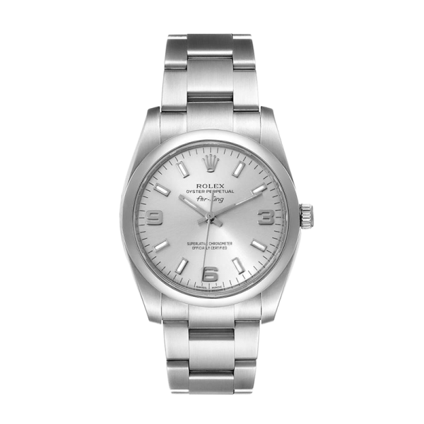 Rolex Air-king 114200SSO 36MM Silver Dial Silver-tone Case