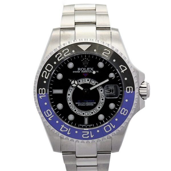 ساعة رجالية Rolex GMT Master 16720.2 كلاسيكية فاخرة Dual Timezone لـ