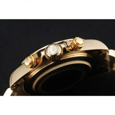eccb6fa2eac9a8f14d4ddd7b4a059b82 Rolex Daytona 1454245 Gold Dail Men Watch