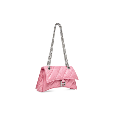 WOMEN'S CRUSH SMALL CHAIN BAG QUILTED IN PINK
