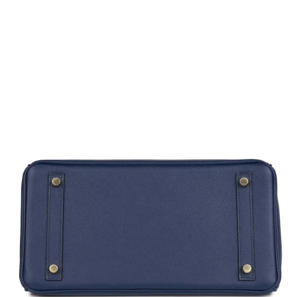 ee552bfefc2a91502c5f2c82a46af6b2 Hermès Birkin 30 Bleu Saphir Epsom Gold Hardware
