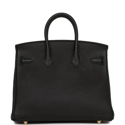 ef1edf6b080df704862a19733b4a6180 Hermès Birkin 25 Black Togo Gold Hardware