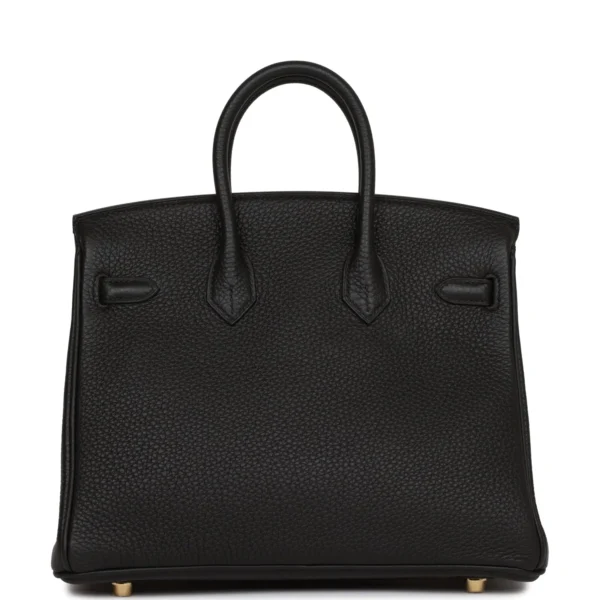 ef1edf6b080df704862a19733b4a6180 Hermès Birkin 25 Black Togo Gold Hardware