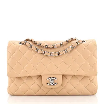 Chanel Classic Double Flap Bag Quilted Lambskin Medium