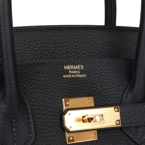 efaa4251291fe6cf84eecd17a23b5055 Hermès Birkin 35 Caban Clemence Gold Hardware