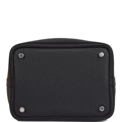 Hermès Picotin Lock 18 Caban Clemence Palladium Hardware