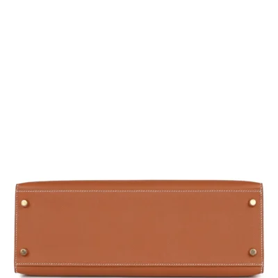 Hermès Kelly Sellier 32 Gold Epsom Gold Hardware