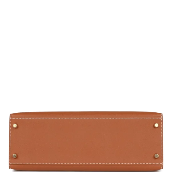 Hermès Kelly Sellier 32 Gold Epsom Gold Hardware