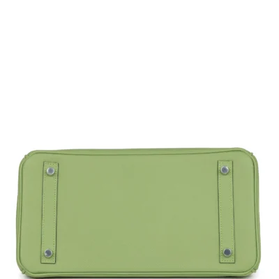 Hermès Birkin 30 Vert Criquet Epsom Palladium Hardware
