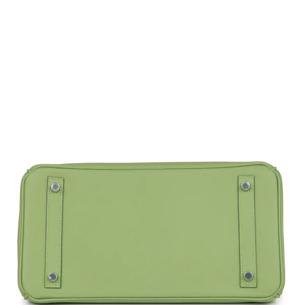 Hermès Birkin 30 Vert Criquet Epsom Palladium Hardware