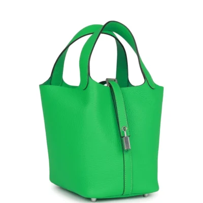 Hermès Picotin Lock 18 Vert Comics Clemence Palladium Hardware