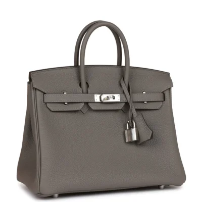 Hermès Birkin 25 Gris Meyer Togo Palladium Hardware