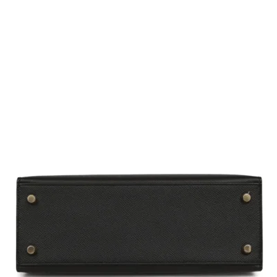 f21fb8350a45ebe02c726ace3b362dfc Hermès Kelly Sellier 25 Black Epsom Gold Hardware