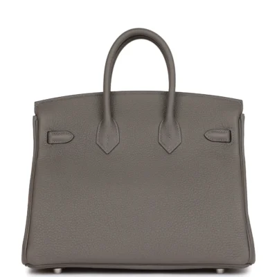 Hermès Birkin 25 Gris Meyer Togo Palladium Hardware