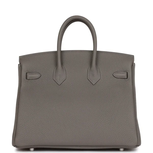 Hermès Birkin 25 Gris Meyer Togo Palladium Hardware