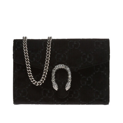 Gucci Dionysus GG Velvet Chainwallet