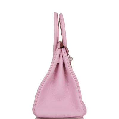 Hermès Birkin 30 Mauve Sylvestre Clemence Palladium Hardware