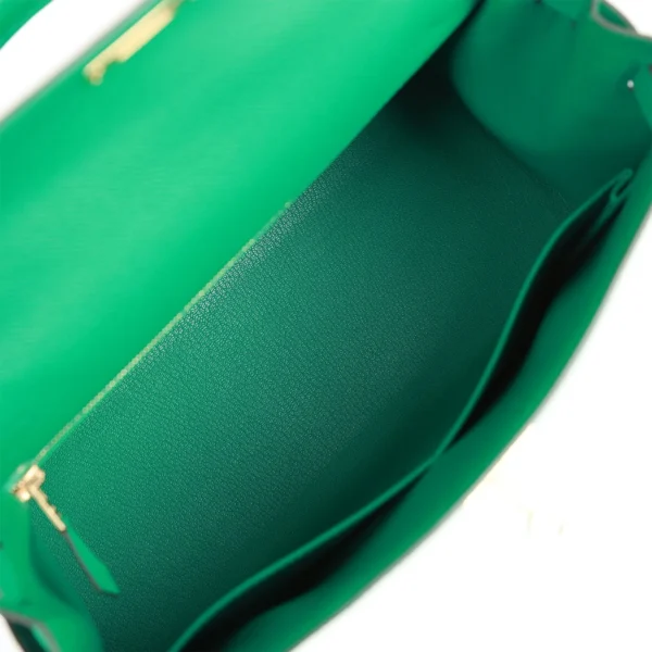 Hermès Kelly Sellier 28 Vert Jade Epsom Gold Hardware
