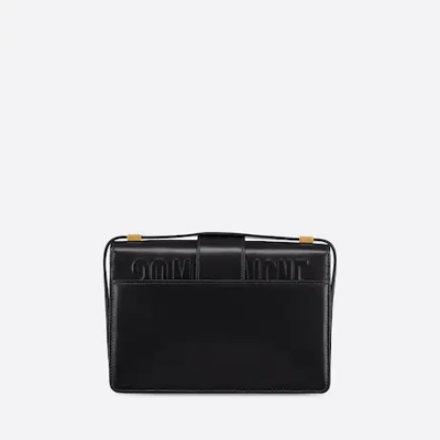 30 MONTAIGNE BAG Black Box Calfskin