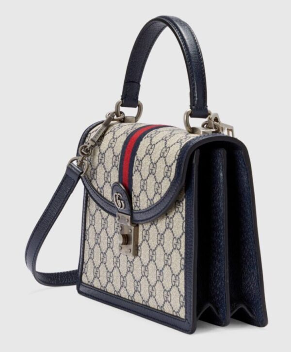 f4b2033f62d779c3f4083bf4fecf585c Gucci Ophidia GG Small Tote Bag 651055 Dark Blue
